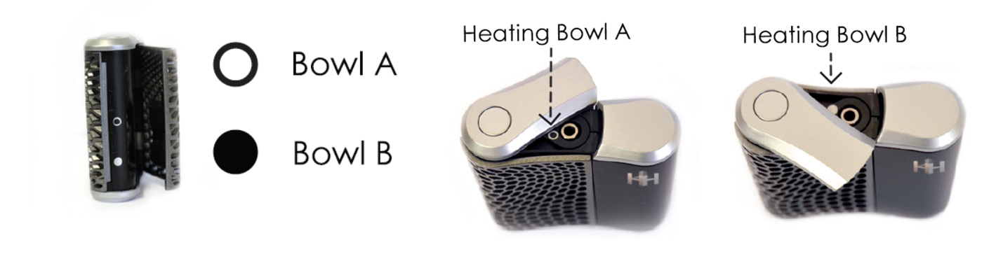 turning on and selecting your bowl